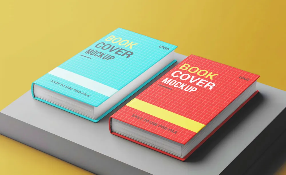 Ücretsiz Perspektif Kitap Kapağı Maketler | 