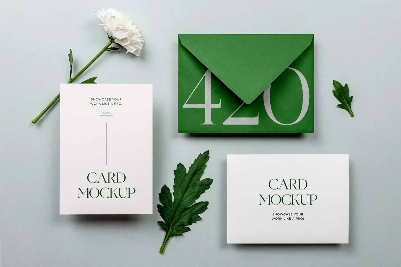 Mini Kırtasiye Seti Mockup - Mr.Mockup