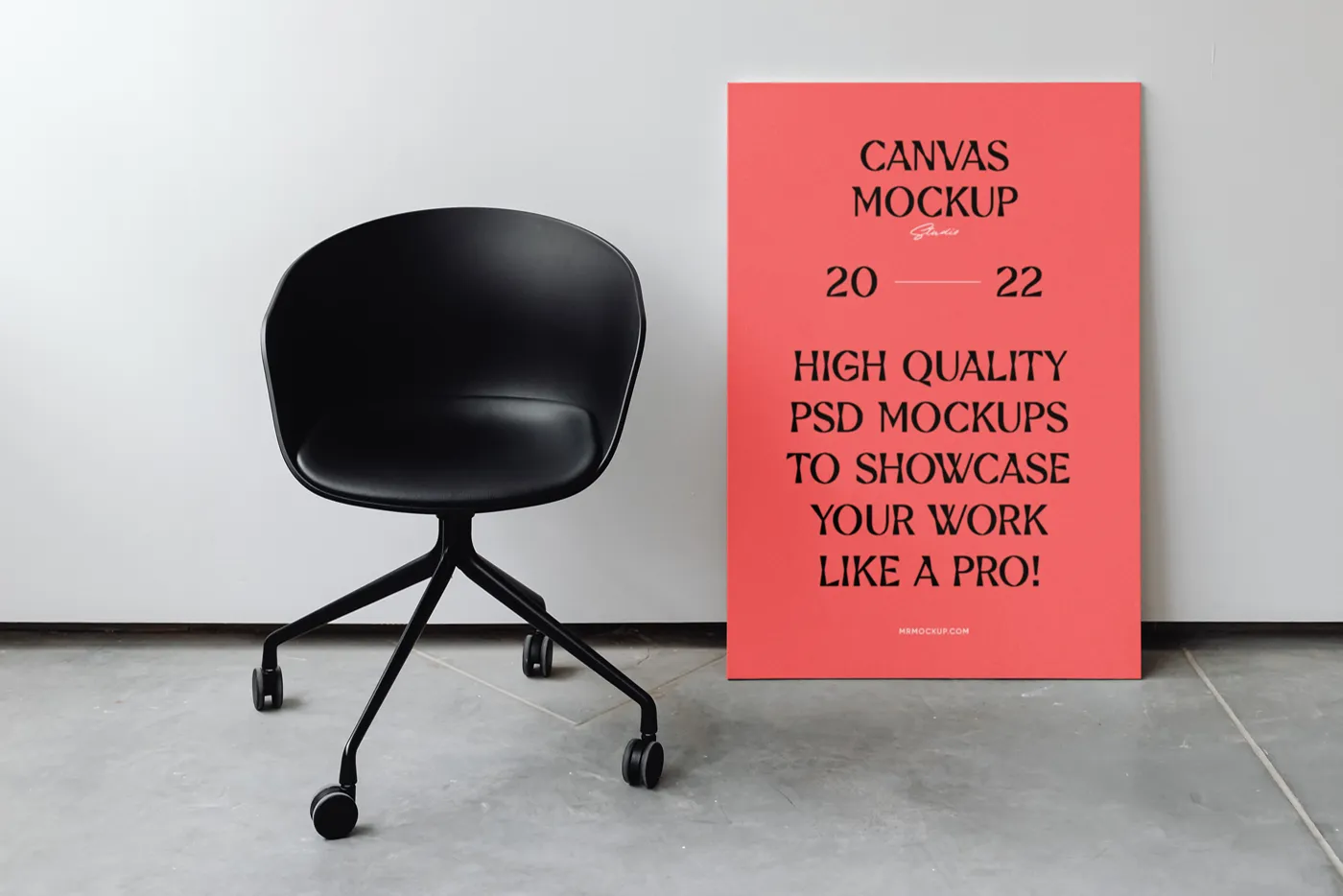 Studio Mockup'ta Tuval - Mr.Mockup