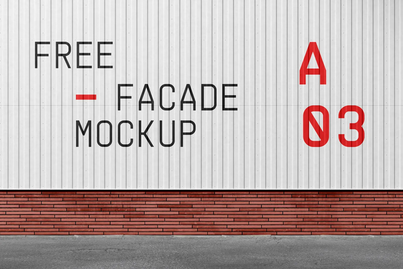 Metal Cephe Mockup - Mr.Mockup