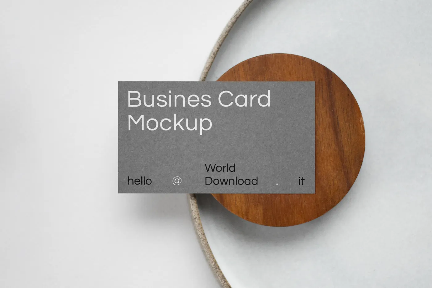 Kartvizit PSD MOCKUP üzerinde kartvizit - Mr.Mockup