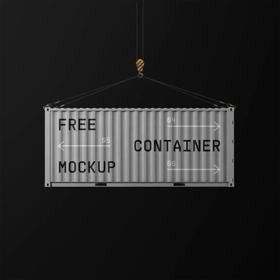 Konteyner Mockup - Mr.Mockup