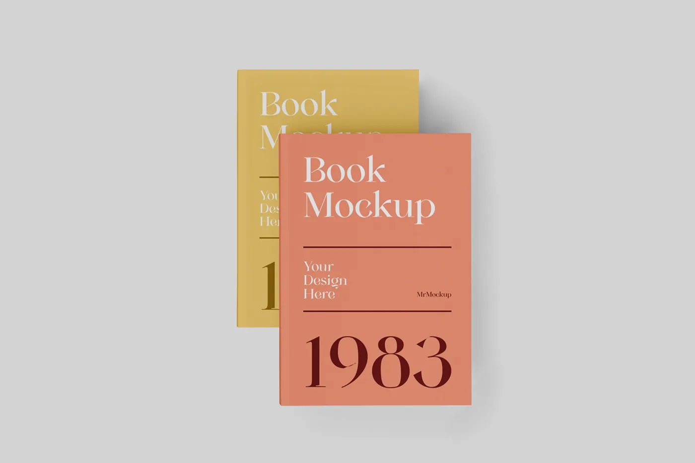 Sert Kapaklar Mockup - Mr.Mockup | 