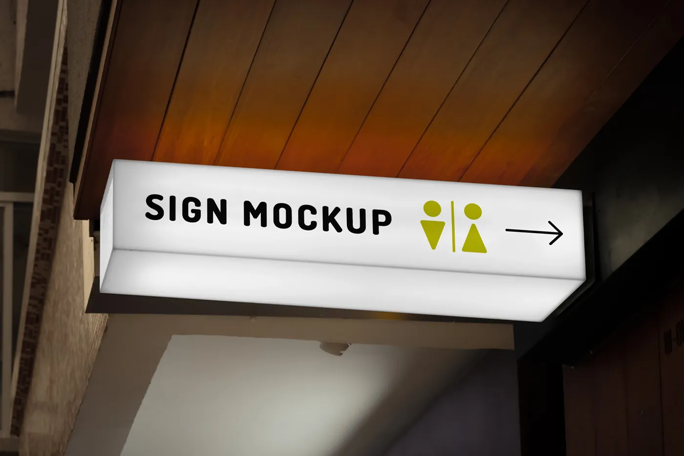 Işık işareti Mockup - Mr.Mockup | 
