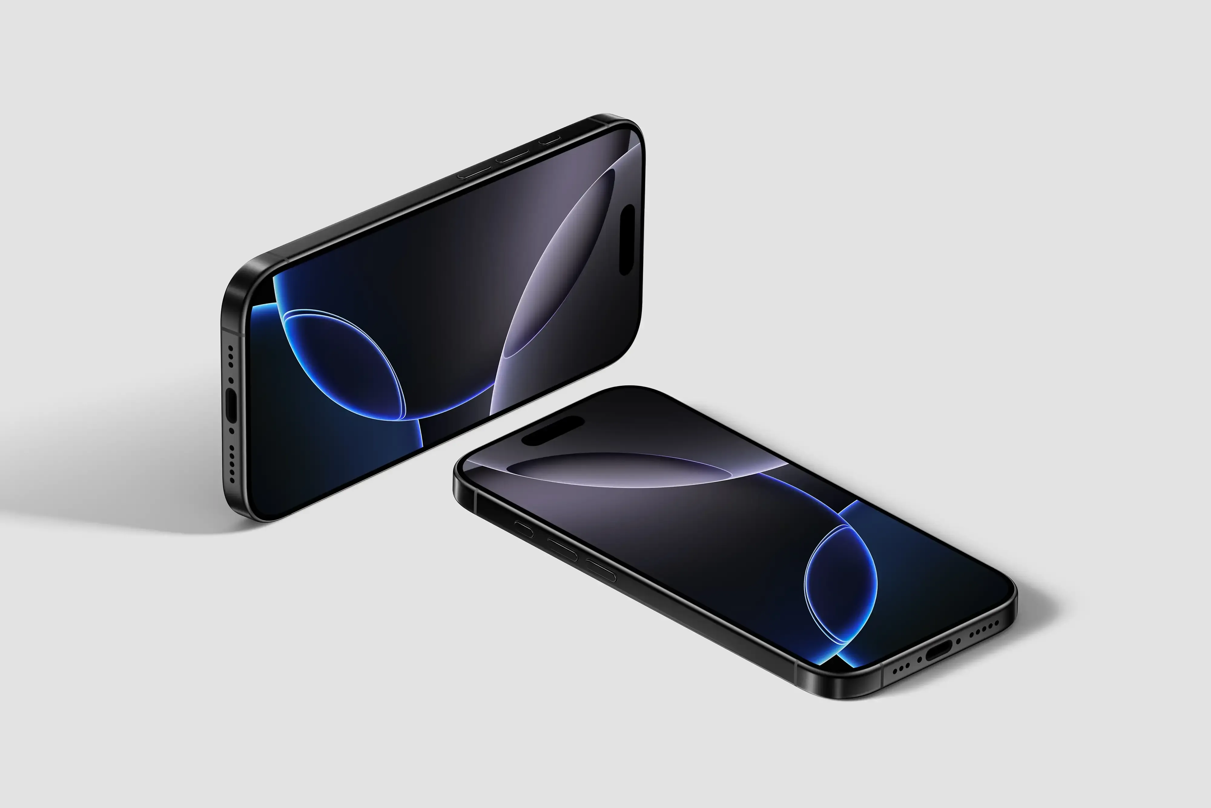 Beyaz arka plan üzerinde izole iPhone 16 Pro V11 ön görünüm |